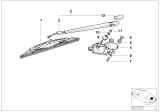 Diagram for 2001 BMW Z3 Wiper Blade - 61627140956