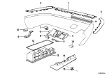 Diagram for BMW 735iL Fender Splash Shield - 51711963060