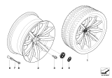 Diagram for 2007 BMW 760Li Alloy Wheels - 36116774705