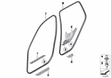 Diagram for 2018 BMW X4 Door Seal - 51727380924