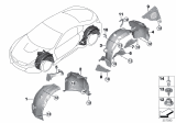 Diagram for BMW i8 Fender Splash Shield - 51717328624