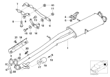 Diagram for BMW X5 Exhaust Pipe - 18307502201