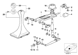 Diagram for 1994 BMW 850CSi Shift Linkage Boot - 25111221823