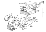 Diagram for 1988 BMW 635CSi Blower Motor - 64511380499