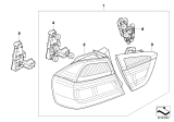 Diagram for 2006 BMW 323i Back Up Light - 63210406883