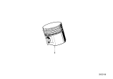 Diagram for 1988 BMW M5 Piston - 11251309803