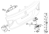 Diagram for 2007 BMW 328i Door Lock - 51247308844