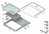 Diagram for BMW 535d Weather Strip - 54107275842