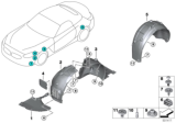 Diagram for BMW Z4 Fender Splash Shield - 51717441901