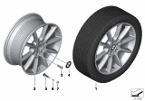 Diagram for 2014 BMW 650i Alloy Wheels - 36116783522