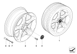 Diagram for 2008 BMW 135i Alloy Wheels - 36116778219