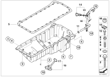 Diagram for 2011 BMW 335d Oil Pan - 11137801363