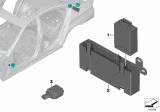 Diagram for BMW Alpina B7 xDrive Parking Assist Distance Sensor - 66209250881