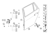 Diagram for BMW 328xi Door Hinge - 41527046051