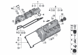 Diagram for 2007 BMW 750i Valve Cover Gasket - 11127513195