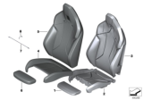 Diagram for BMW X2 Seat Cushion Pad - 52107451360