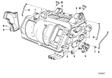 Diagram for 1990 BMW 535i HVAC Heater Blend Door Actuator - 64118364918