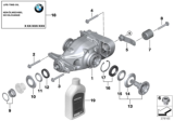 Diagram for BMW 745Li Differential Seal - 33107505605