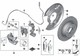 Diagram for BMW 435i xDrive Brake Backing Plate - 34216792247