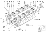 Diagram for 2000 BMW M5 Cylinder Head - 11121407003