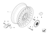 Diagram for BMW X3 Wheel Hub Bolt - 36136781152