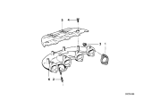 Diagram for 1978 BMW 320i Exhaust Manifold - 11751267955