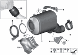 Diagram for 2009 BMW X5 Catalytic Converter - 18308512287