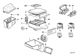 Diagram for 1995 BMW 850Ci Fuse Box - 61131388270