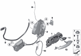 Diagram for BMW 640i Door Latch Cable - 51217225004