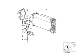 Diagram for 2001 BMW 540i A/C Evaporator Core - 64118363782