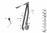 Diagram for BMW M340i Seat Belt - 72119460976