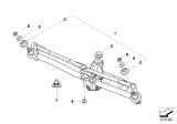 Diagram for 2009 BMW X3 Wiper Pivot - 61617051669