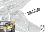 Diagram for 2017 BMW i8 A/C Switch - 64119348331