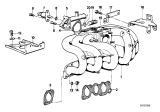 Diagram for BMW Intake Manifold Gasket - 11611730743