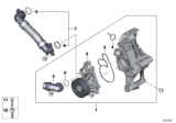 Diagram for BMW 540i Water Pump Gasket - 11518482264