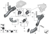 Diagram for BMW X5 Air Intake Coupling - 13718689753