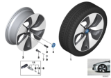 Diagram for 2015 BMW i8 Alloy Wheels - 36116855313