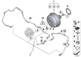 Diagram for 2014 BMW 760Li Brake Booster Vacuum Hose - 11667598230