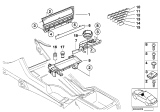 Diagram for 2001 BMW 530i Cup Holder - 51168190205