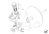 Diagram for 2006 BMW M3 Brake Master Cylinder - 34317838638