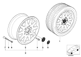 Diagram for 1999 BMW 318ti Alloy Wheels - 36111182607