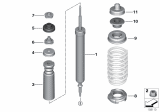 Diagram for BMW 335xi Coil Spring Insulator - 33536764420