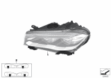 Diagram for BMW X6 Headlight - 63117317109