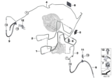 Diagram for BMW X3 M Hydraulic Hose - 34306872061