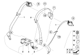 Diagram for BMW 545i Seat Belt - 72119117187