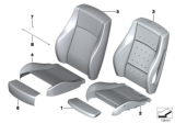 Diagram for BMW X1 Seat Cushion Pad - 52107352907
