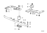 Diagram for 1992 BMW 318i Engine Mount Bracket - 22316799330