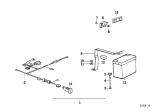 Diagram for BMW 530i Batteries - 61211459650