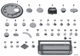 Diagram for BMW M235i xDrive Gran Coupe Body Mount Hole Plug - 51717410246