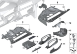 Diagram for BMW 330e Steering Column Cover - 61316823467